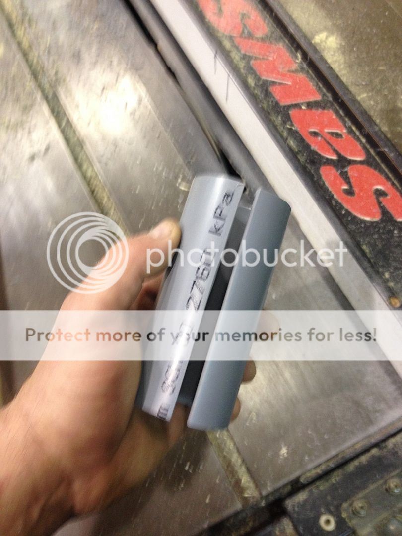 DIY centering for freeze plug.