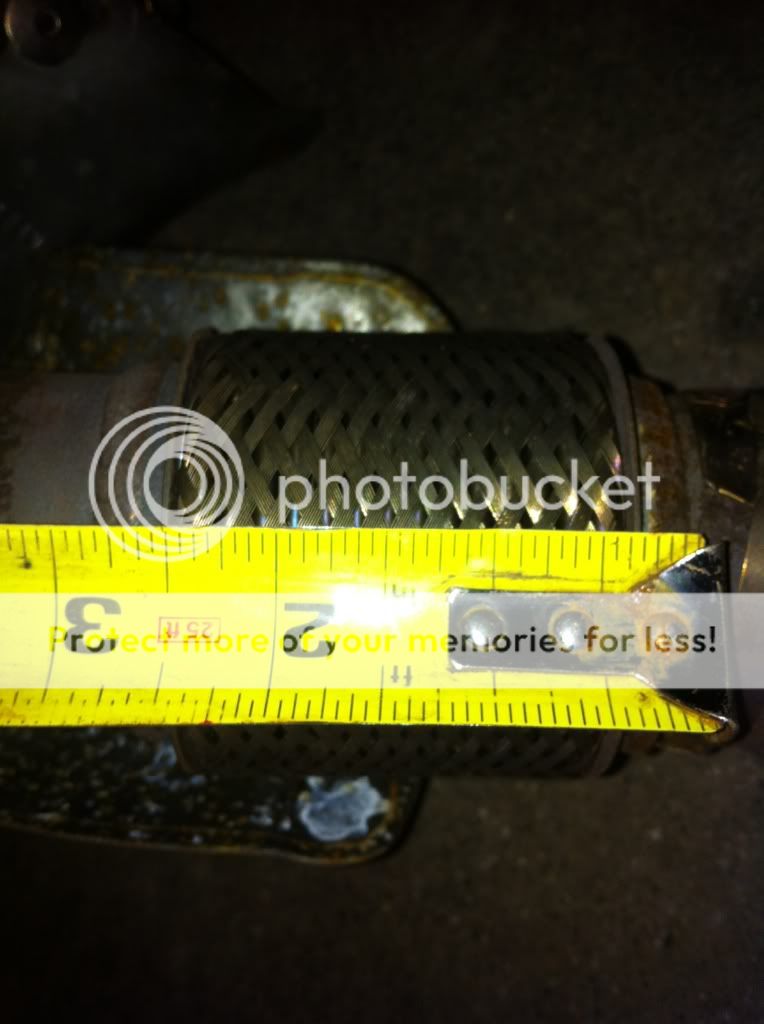 Y pipe flex leak, whats the diameter/length of flex? Ford Powerstroke