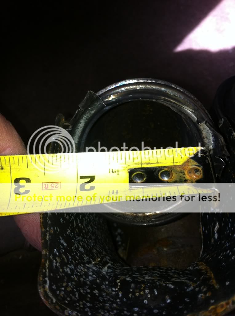 Y pipe flex leak, whats the diameter/length of flex? Ford Powerstroke