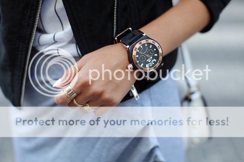 street style wearing a large watch 2014