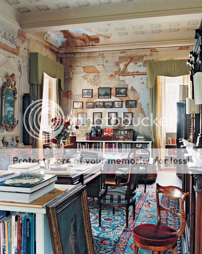 beautiful office library type room